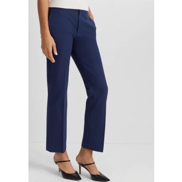 Club Monaco Classic Trouser 29" / Size 4 / Navy Blue Straight Work Career Pants - Picture 2 of 6